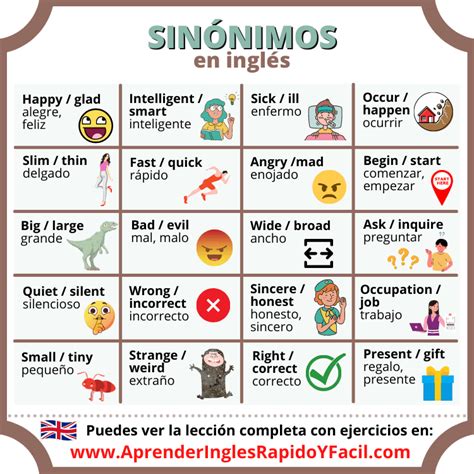 sinónimos en inglés wordreference.